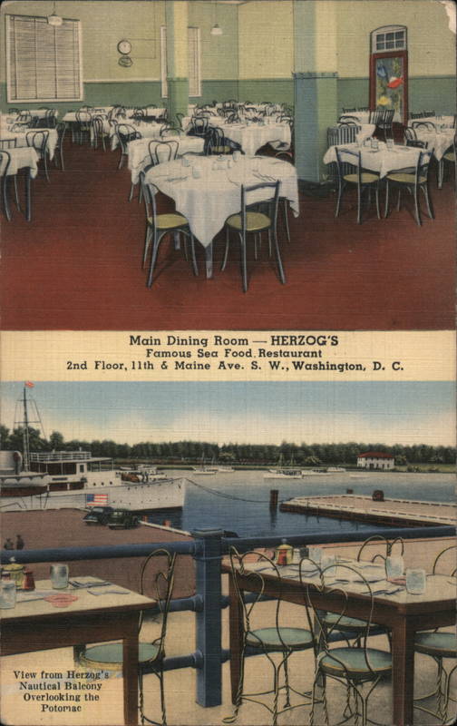 Herzog's Famous Sea Food Restaurant Washington District of Columbia