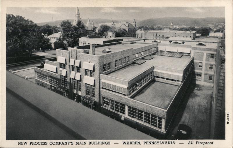 New Process Company’s Main Buildings Warren Pennsylvania