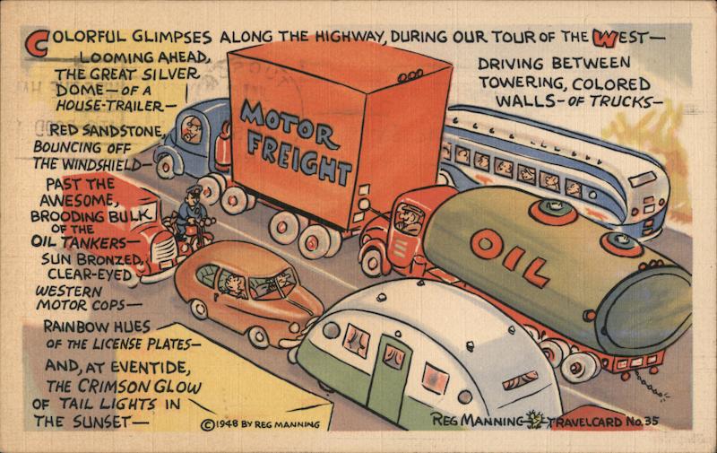 Colorful Glimpses Along the Highway During Our Tour of the West