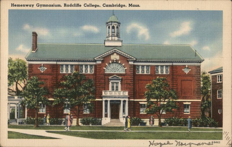 Hemenway Gymnasium, Radcliffe College Cambridge Massachusetts