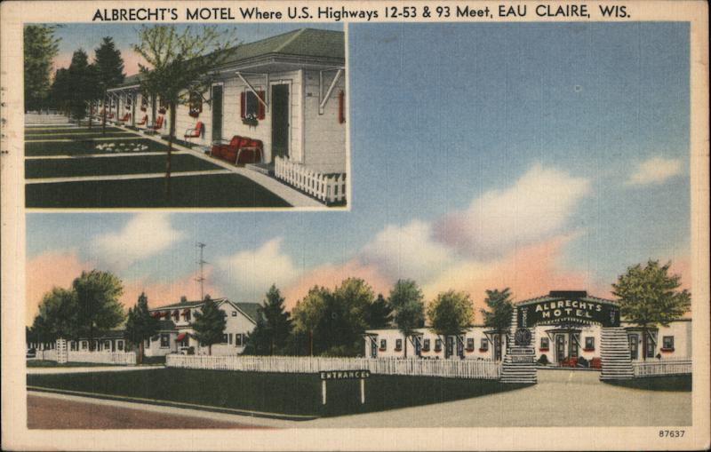 Albrecht's Motel Eau Claire Wisconsin