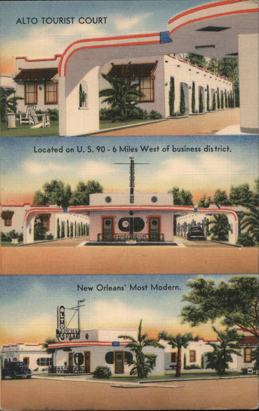 Alto Tourist Court - Art Deco New Orleans Louisiana
