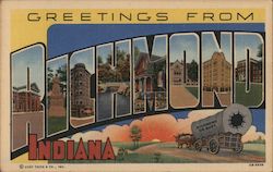 Greetings from Richmond Postcard