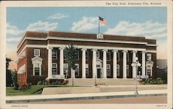 The City Hall Arkansas City, KS Postcard Postcard Postcard