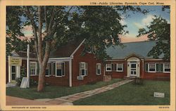 Hyannis Public Library Postcard