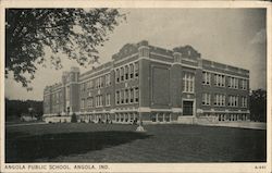 Angola Public School Indiana Postcard Postcard Postcard