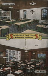 Schensul’s Cafeteria Kalamazoo, MI Postcard Postcard Postcard