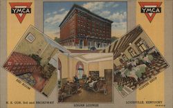 YMCA Multi-view Postcard