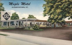 Maple Motel Elizabethtown, KY Postcard Postcard Postcard