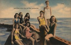 Waiting For You At The Seashore Postcard