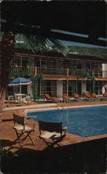 Swimming Pool at Santa Ynez Inn Postcard