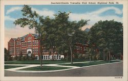 Deerfield-Shields Township High School Highland Park, IL Postcard Postcard Postcard