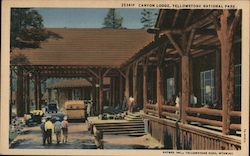 Canyon Lodge Yellowstone National Park Postcard