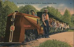 Streamline Train at House of David Postcard