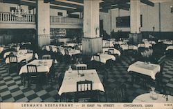 Lerman's Restaurant Cincinnati, OH Curt Teich Postcard Postcard Postcard