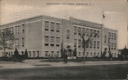 Wilbur Watts High School Burlington, NJ Postcard Postcard Postcard