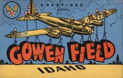 Greetings from Gowen Field Boise, ID Postcard Postcard Postcard