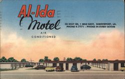 Al-Ida Motel & Grill Postcard