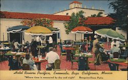 Bougainvillaea Patio, Hotel Riviera Pacifica, Baja California Postcard
