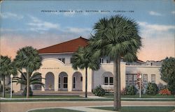 Peninsula Woman's Club Daytona Beach, FL R.H. Le Sesne Postcard Postcard Postcard