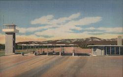 Entrance to Los Alamos Postcard