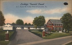 LIchty’s Tourist Court Lancaster, PA Postcard Postcard Postcard