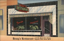 Denny’s Restaurant Chicago, IL Postcard Postcard Postcard