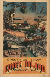 Coney Island Cincinnati, OH Postcard Postcard Postcard