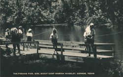 The Fishing Pier Girl Scout Camp Martha madeley Postcard