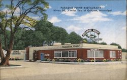 Paradise Point Restaurant and Lounge Gulfport, MS Postcard Postcard Postcard