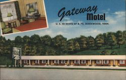 Gateway Motel Rockwood, TN Postcard Postcard Postcard
