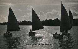 Sunset Sailing on Lake Ivanhoe Orlando, FL Postcard Postcard Postcard