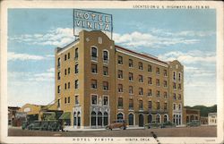 Hotel Vinita Oklahoma Postcard Postcard Postcard