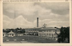 Municipal Broadcasting Station WJAX Jacksonville, FL Postcard Postcard Postcard