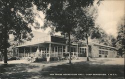 Ann McKee Recreation Hall, Camp Grandview, Y.W.C.A. Postcard