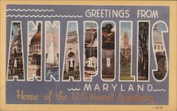 Greetings from Annapolis Postcard