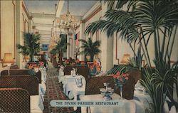 The Divan Parisien Restaurant Postcard