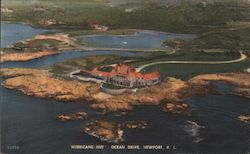 Hurrican Hut Ocean Drive Postcard
