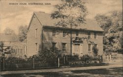 Mission House Stockbridge, MA Postcard Postcard Postcard