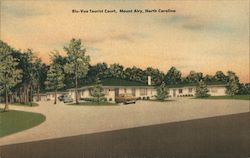 Blu-Vue Tourist Court Mount Airy, NC Postcard Postcard Postcard