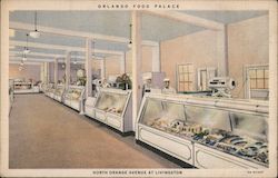 Orlando Food Palace Florida Postcard Postcard Postcard