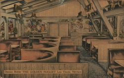 Dining Room of The Golden Nugget Postcard