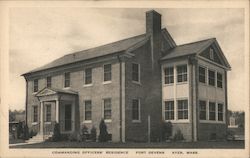 Commanding Officers’ Residence Fort Devens Ayer, MA Postcard Postcard Postcard