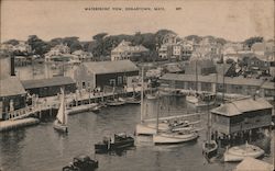 Waterfront View Edgartown, MA Postcard Postcard Postcard