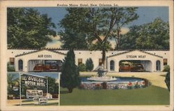 Avalon Motor Hotel New Orleans, LA Postcard Postcard Postcard