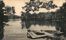 View over Lake Cranberry Lake, NJ Postcard Postcard Postcard