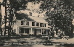 Gen. Putnam's Cottage, Headquarters of the D.A.R. Greenwich, CT Postcard Postcard Postcard