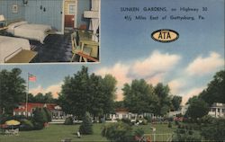 Sunken Gardens Postcard