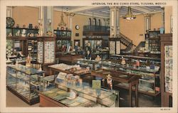 Interior, The Big Curio Store Postcard