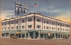 Paso Robles Hot Springs Hotel Postcard